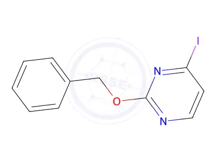 Chemical structure of 2-(Benzyloxy)-4-iodopyrimidine