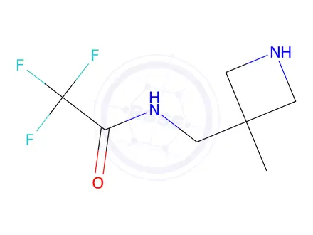 Chemical structure of 2,2,2-Trifluoro-N-((3-methylazetidin-3-yl)methyl)acetamide hydrochloride