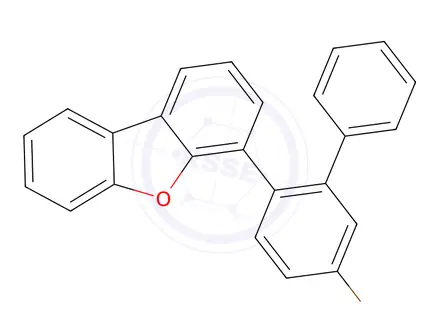 Chemical structure of 4-(5-bromo[1,1′-biphenyl]-2-yl)-dibenzofuran
