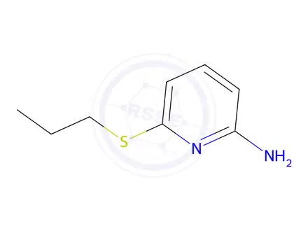 Chemical structure of 6-(propylsulfanyl)pyridin-2-amine