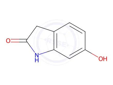 Chemical structure of 6-Hydroxy-2-indolinone