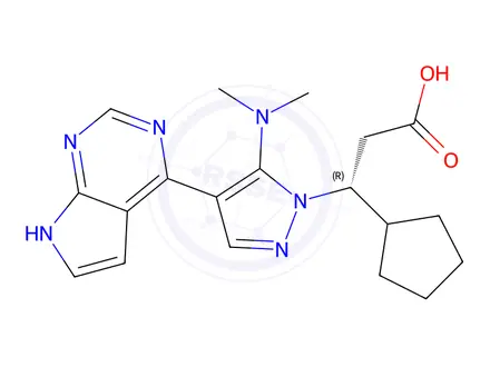 Chemical structure of Ruxolitinib Impurity 152