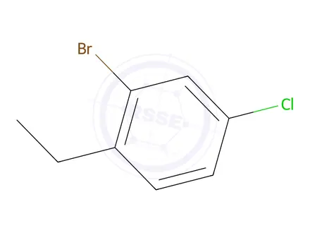 Chemical structure of 2-Bromo-4-chloro-1-ethylbenzene