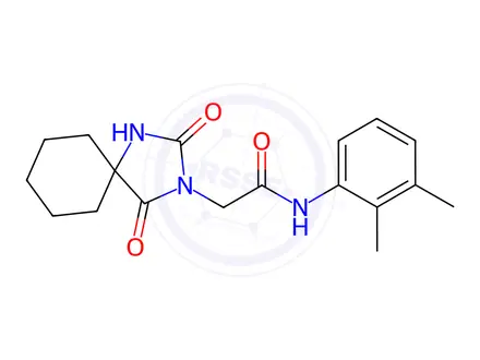 Chemical structure of n-(2,3-Dimethylphenyl)-2-(2,4-dioxo-1,3-diazaspiro[4.5]decan-3-yl)acetamide