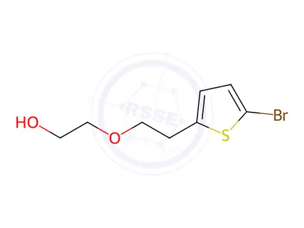 Chemical structure of Ethanol, 2-[2-(5-bromo-2-thienyl)ethoxy]-
