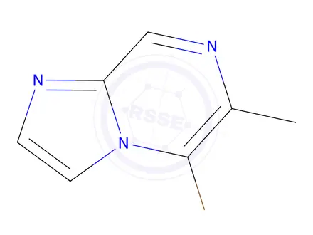 Chemical structure of 5-Bromo-6-methylimidazo[1,2-a]pyrazine, 97%