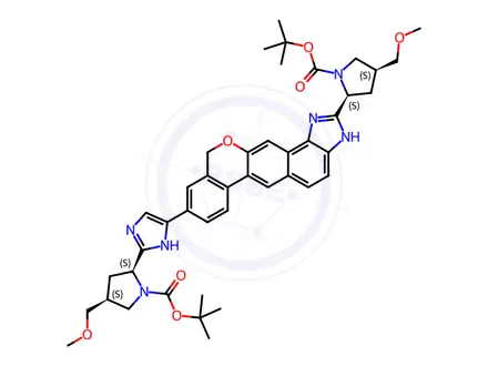 Chemical structure of Velpatasvir Impurity 9