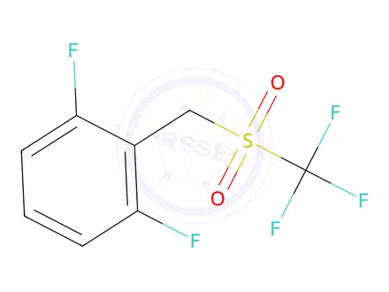 Chemical structure of 2,6-Difluorophenyl(trifluoromethylsulfonyl)methane
