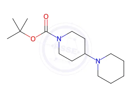 Chemical structure of [1,4-Bipiperidine]-1-carbonyl-1-carboxylic Acid tert-Butyl Ester