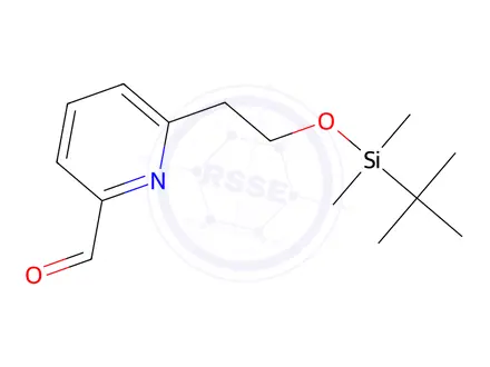 Chemical structure of 6-(2-((tert-Butyldimethylsilyl)oxy)ethyl)picolinaldehyde