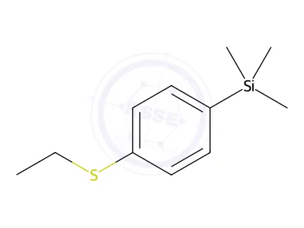 Chemical structure of Benzene, 1-(ethylthio)-4-(trimethylsilyl)-