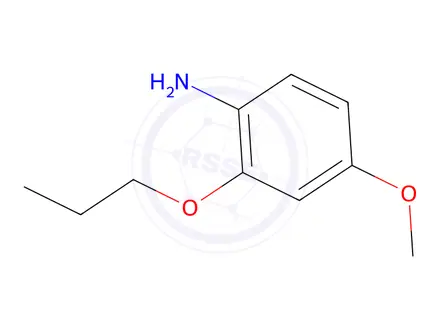 Chemical structure of 4-Methoxy-2-propoxyaniline