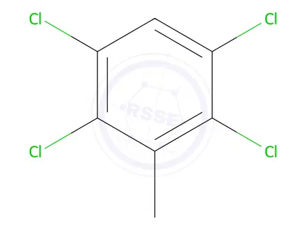 Chemical structure of 2,3,5,6-Tetrachlorotoluene