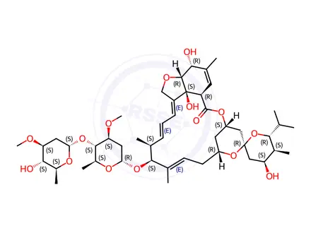 Chemical structure of Abamectin-Impurity F
