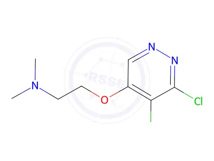 Chemical structure of 2-((5,6-Dichloropyridazin-4-yl)oxy)-N,N-dimethylethanamine