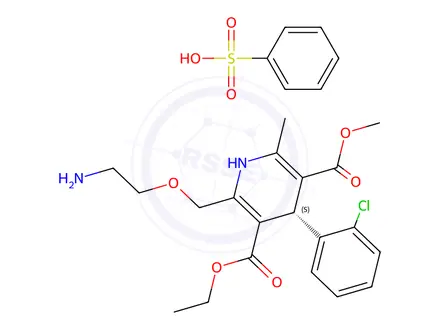 Chemical structure of Levamlodipine Besylate
