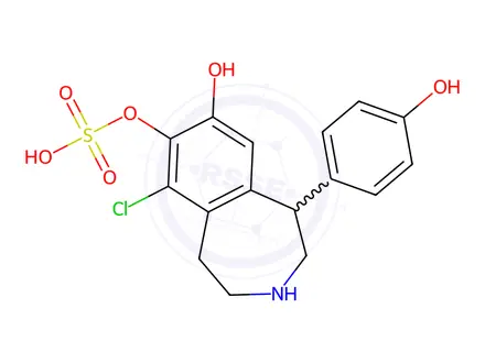 Chemical structure of Fenoldopam Impurity 7 (Fenoldopam 7-Sulfate)