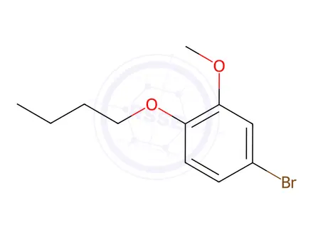Chemical structure of 4-Bromo-1-butoxy-2-methoxybenzene