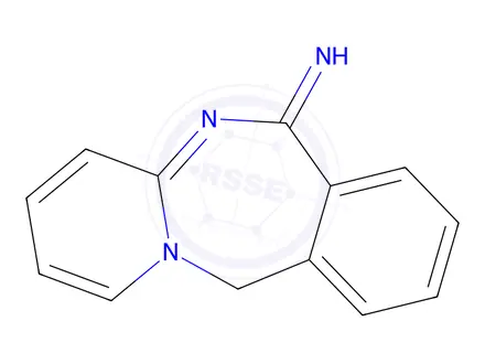 Chemical structure of PYRIDO[1,2-B][2,4]BENZODIAZEPIN-6(11H)-IMINE HYDROBROMIDE