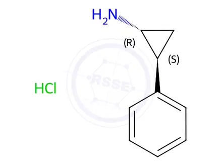 Chemical structure of (1R,2S)-Tranylcypromine Hydrochloride