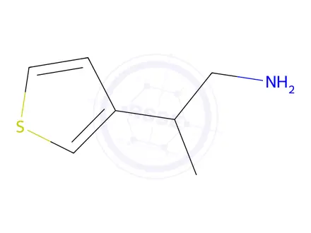 Chemical structure of 1-Amino-2-(3-thienyl)propane