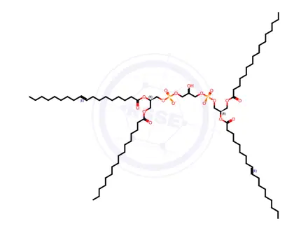 Chemical structure of 16:0-18:1 Cardiolipin