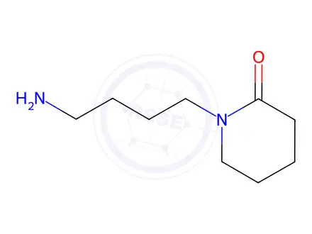 Chemical structure of 1-(4-Aminobutyl)piperidin-2-one