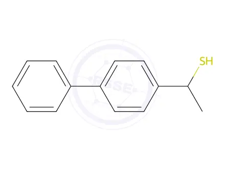 Chemical structure of 1-([1,1'-biphenyl]-4-yl)ethane-1-thiol