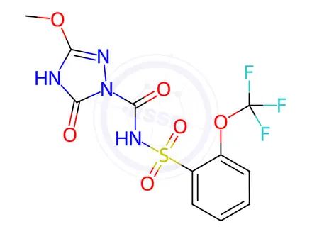 Chemical structure of Flucarbazone Impurity 1 Monomer (4-Desmethyl Flucarbazone)