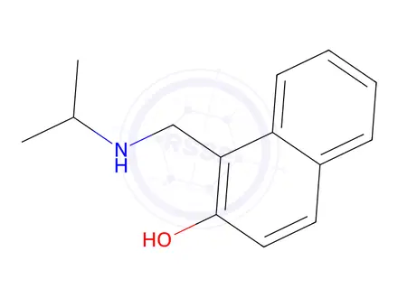 Chemical structure of 1-{[(Propan-2-yl)amino]methyl}naphthalen-2-ol