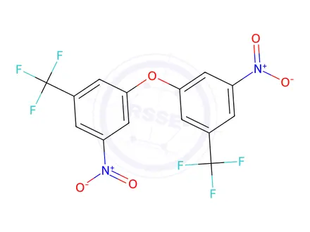 Chemical structure of 1,1'-OXYBIS[3-NITRO-5(TRIFLUOROMETHYL)BENZENE]