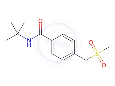 Chemical structure of N-tert-Butyl-4-(methanesulfonylmethyl)benzamide