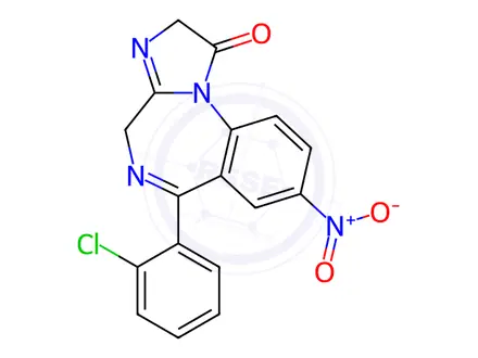 Chemical structure of Loprazolam Impurity 7
