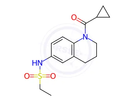 Chemical structure of N-(1-(Cyclopropanecarbonyl)-1,2,3,4-tetrahydroquinolin-6-yl)ethanesulfonamide