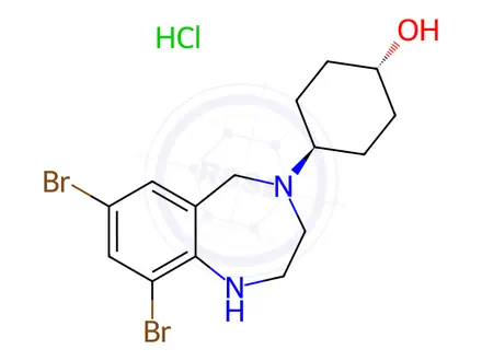 Chemical structure of Ambroxol Impurity 13(Hydrochloride)