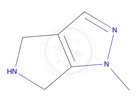 Chemical structure of 1-Methyl-1,4,5,6-tetrahydropyrrolo[3,4-c]pyrazole