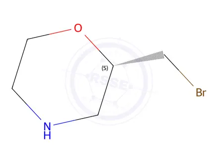 Chemical structure of (S)-2-(Bromomethyl)morpholine
