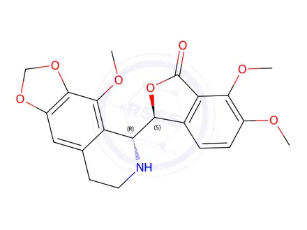 Chemical structure of (3S)-rel-6,7-Dimethoxy-3-[(5R)-5,6,7,8-tetrahydro-4-methoxy-1,3-dioxolo[4,5-g]isoquinolin-5-yl]-1(3H)-isobenzofuranone