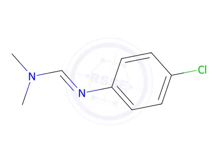 Chemical structure of (Z)-N'-(4-Chlorophenyl)-N,N-dimethylmethanimidamide