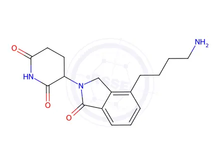 Chemical structure of Lenalidomide-C4-NH2