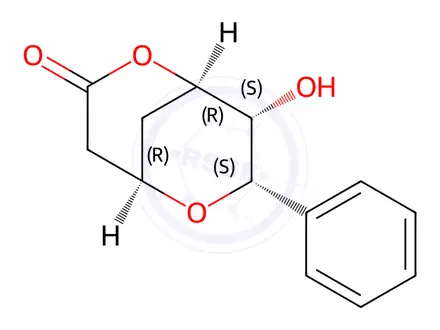 Chemical structure of 9-Deoxygoniopypyrone