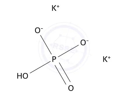 Chemical structure of Potassium Phosphate Dibasic Anhydrous 99.5%