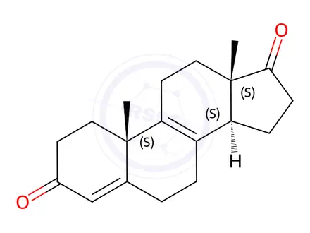 Chemical structure of Androsta-4,8-diene-3,17-dione