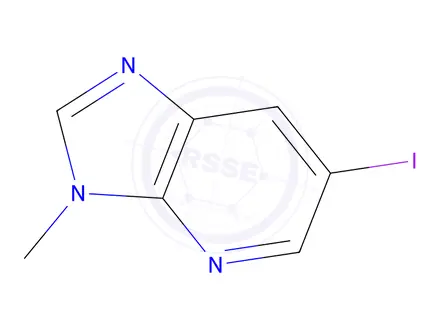 Chemical structure of 6-Iodo-3-methyl-3H-imidazo[4,5-b]pyridine