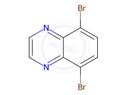 Chemical structure of 5,8-Dibromoquinoxaline