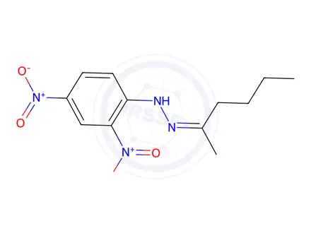 Chemical structure of 2-HEXANONE2,4-DINITROPHENYLHYDRAZONE