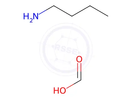 Chemical structure of Formicacid,compd.with1-butanamine(1:1)