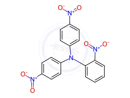 Chemical structure of Bis-(4-nitrophenyl)-2-nitrophenylamine