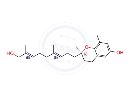 Chemical structure of Sargachromanol B