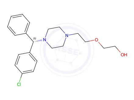 Chemical structure of Hydroxyzine Impurity 13 ((S)-Hydroxyzine)